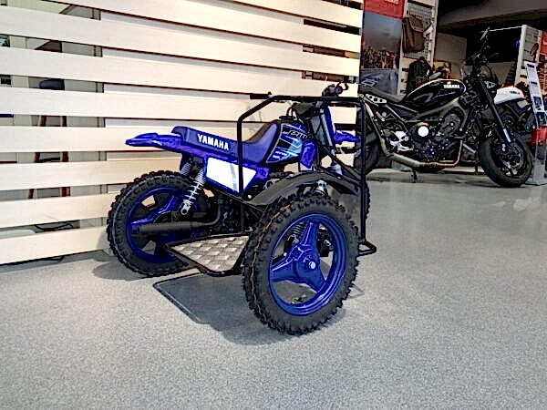 2025 Yamaha PW 50 med sidevogn