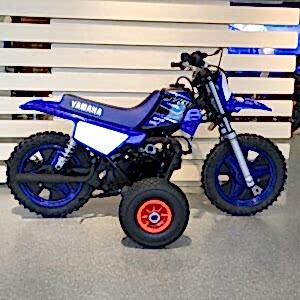 2025 Yamaha PW 50 med støttehjul